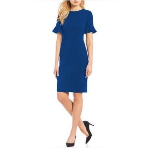 Calvin Klein Navy Blue Midi Dress